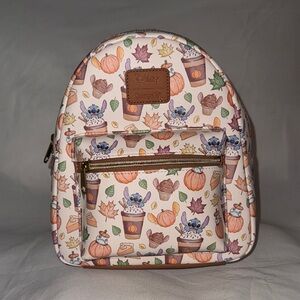 Loungefly Disney Stitch Fall-Themed Mini Backpack